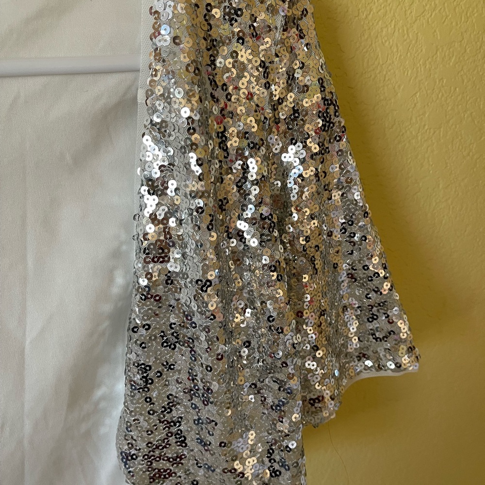 Crystal Doll Silver Sequin Jacket - image 4